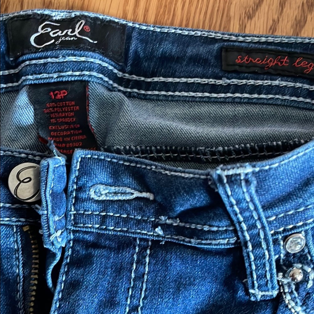 Earl Jeans Straight Leg Denim